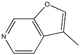 3-Methylfuro[2,3-c]pyridine Struktur