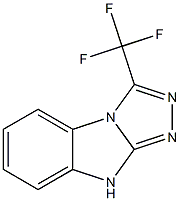 3-(Trifluoromethyl)-9H-1,2,4-triazolo[4,3-a]benzimidazole Struktur