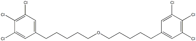 3,4,5-Trichlorophenylpentyl ether Struktur