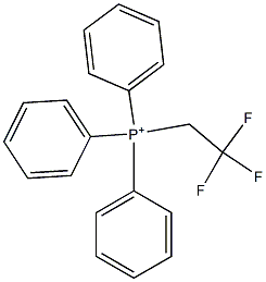 2,2,2-Trifluoroethyltriphenylphosphonium Struktur