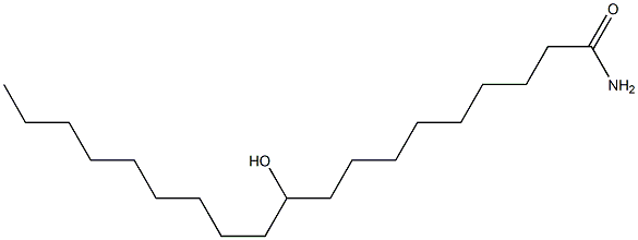 10-Hydroxynonadecanamide Struktur