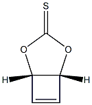 (1S,5R)-2,4-Dioxabicyclo[3.2.0]hept-6-ene-3-thione Struktur