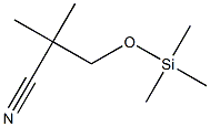 2,2-Dimethyl-3-(trimethylsilyloxy)propanenitrile Struktur