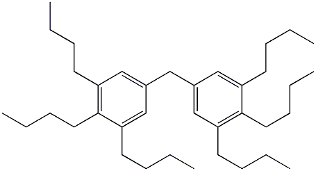 5,5'-Methylenebis(1,2,3-tributylbenzene) Struktur