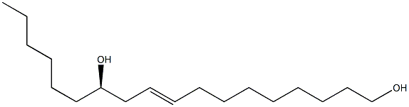 [E,R,(+)]-9-Octadecene-1,12-diol Struktur