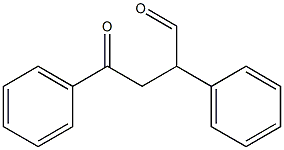 2-Phenyl-3-benzoylpropanal Struktur