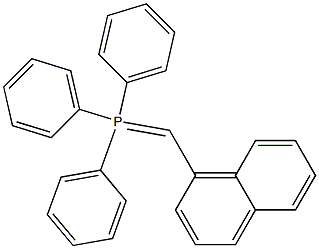 Triphenyl[(1-naphtyl)methylene]phosphorane Struktur