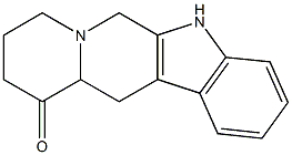 5,6,8,9,10,11,11a,12-Octahydroindolo[3,2-b]quinolizin-11-one Struktur