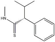 [R,(-)]-N,3-Dimethyl-2-phenylthiobutyramide Struktur