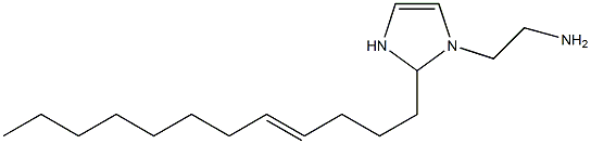 1-(2-Aminoethyl)-2-(4-dodecenyl)-4-imidazoline Struktur