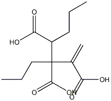 3-Butene-1,2,3-tricarboxylic acid 1,2-dipropyl ester Struktur