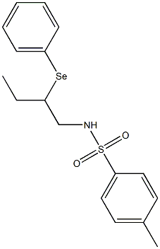 N-[2-(Phenylseleno)butyl]-4-methylbenzenesulfonamide Struktur