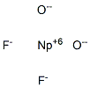 Neptunium(VI) difluoride dioxide Struktur