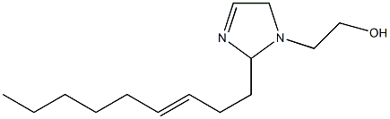 2-(3-Nonenyl)-3-imidazoline-1-ethanol Struktur