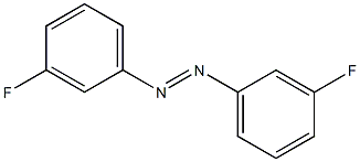 3,3'-Difluoroazobenzene Struktur