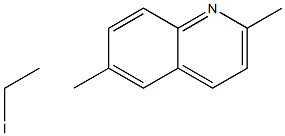 2,6-Dimethylquinoline ethyliodide Struktur