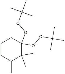 2,2,3-Trimethyl-1,1-bis(tert-butylperoxy)cyclohexane Struktur