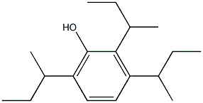 2,3,6-Tri-sec-butylphenol Struktur