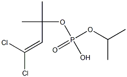 (2,2-Dichlorovinyl)diisopropyl=phosphate Struktur