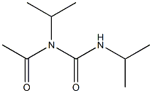 N,N'-Diisopropyl-N-acetylurea Struktur