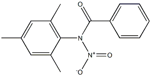 N-Nitro-N-(2,4,6-trimethylphenyl)benzamide Struktur