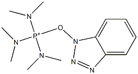 1H-Benzotriazole-1-yloxytris(dimethylamino)phosphonium Struktur