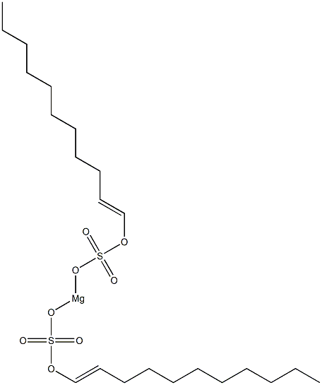 Bis[(1-undecenyloxy)sulfonyloxy]magnesium Struktur