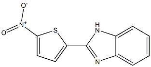 2-[5-Nitrothiophen-2-yl]-1H-benzimidazole Struktur