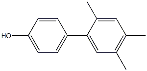 4-(2,4,5-Trimethylphenyl)phenol Struktur