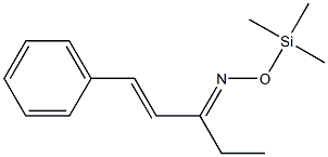 [(E)-Styryl]ethyl ketone O-(trimethylsilyl)oxime Struktur