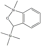 1,3-Dihydro-3,3-dimethyl-1-trimethylsilyl-3-silaisobenzofuran Struktur