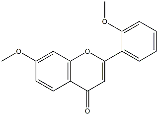 2',7-Dimethoxyflavone Struktur