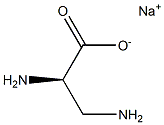 (-)-3-Amino-D-alanine sodium salt Struktur