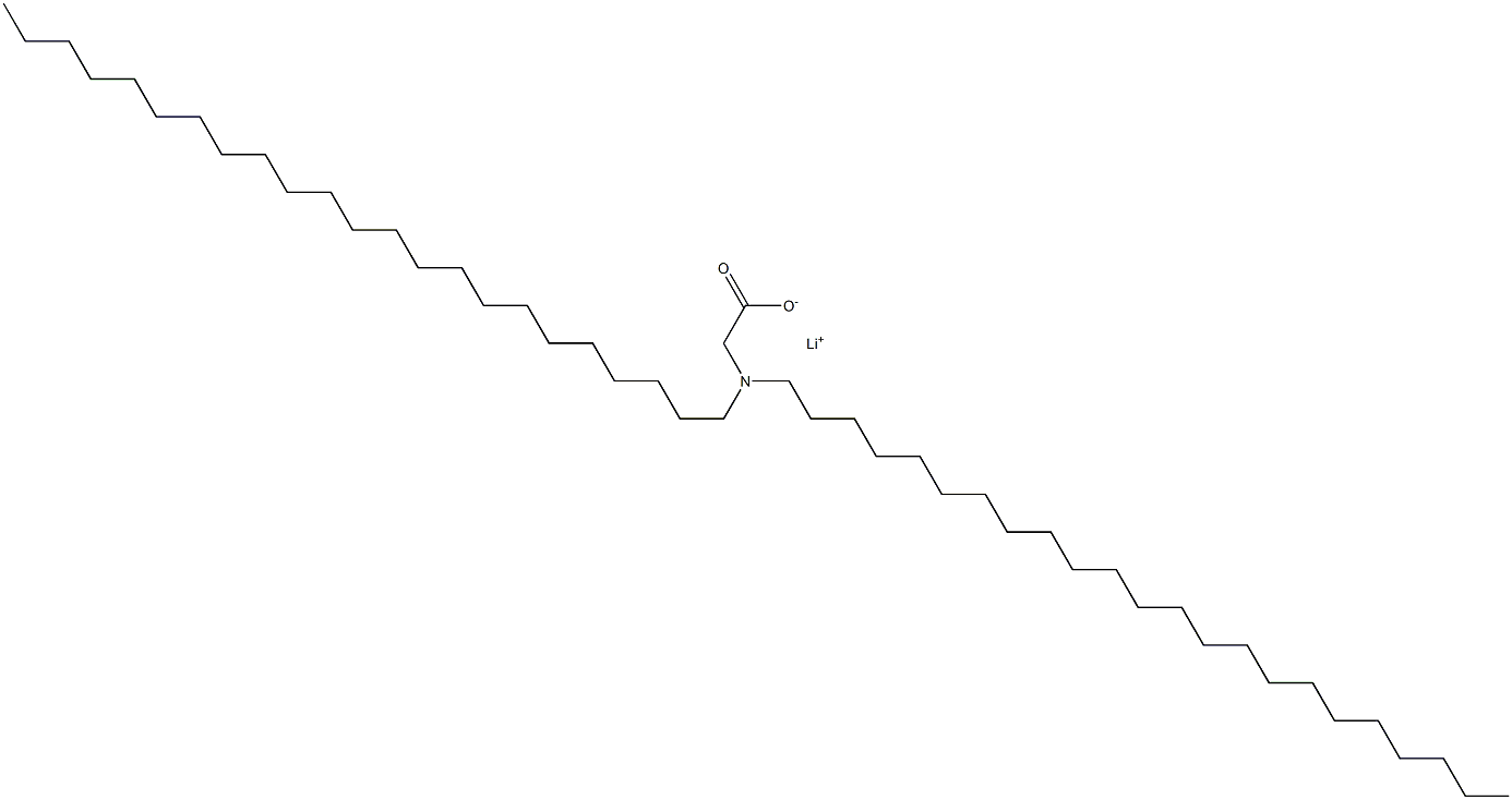 N,N-Ditricosylglycine lithium salt Struktur