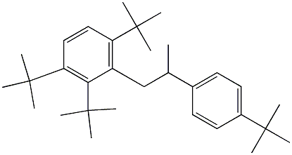 1-(2,3,6-Tri-tert-butylphenyl)-2-(4-tert-butylphenyl)propane Struktur