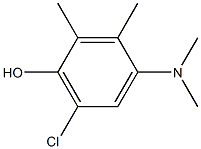 6-Chloro-4-(dimethylamino)methyl-o-cresol Struktur