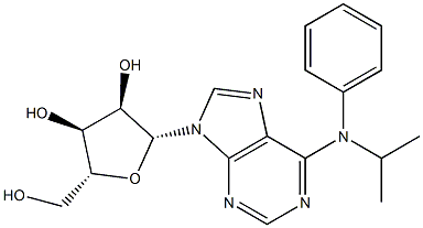 N-Phenyl-N-isopropyladenosine Struktur