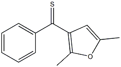 2,5-Dimethyl-3-(thiobenzoyl)furan Struktur