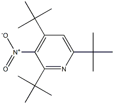 2,4,6-Tri-tert-butyl-3-nitropyridine Struktur