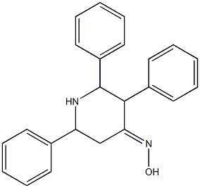 2,3,6-Triphenylpiperidin-4-one oxime Struktur