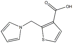 2-[(1H-Pyrrol-1-yl)methyl]thiophene-3-carboxylic acid Struktur