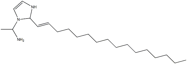 1-(1-Aminoethyl)-2-(1-hexadecenyl)-4-imidazoline Struktur