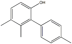 3,4-Dimethyl-2-(4-methylphenyl)phenol Struktur