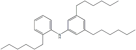 2,3',5'-Trihexyl[iminobisbenzene] Struktur