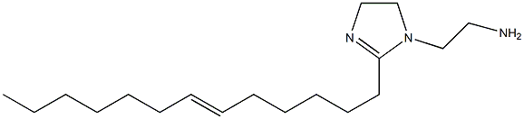 1-(2-Aminoethyl)-2-(6-tridecenyl)-2-imidazoline Struktur