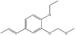 1-Ethoxy-2-methoxymethoxy-4-(1-propenyl)benzene Struktur