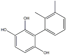 3-(2,3-Dimethylphenyl)-1,2,4-benzenetriol Struktur