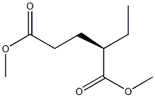 [R,(-)]-2-Ethylglutaric acid dimethyl ester Struktur