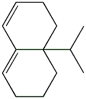 3,4,4a,5,6,7-Hexahydro-4a-isopropylnaphthalene Struktur