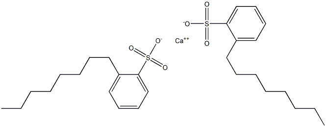 Bis(2-octylbenzenesulfonic acid)calcium salt Struktur